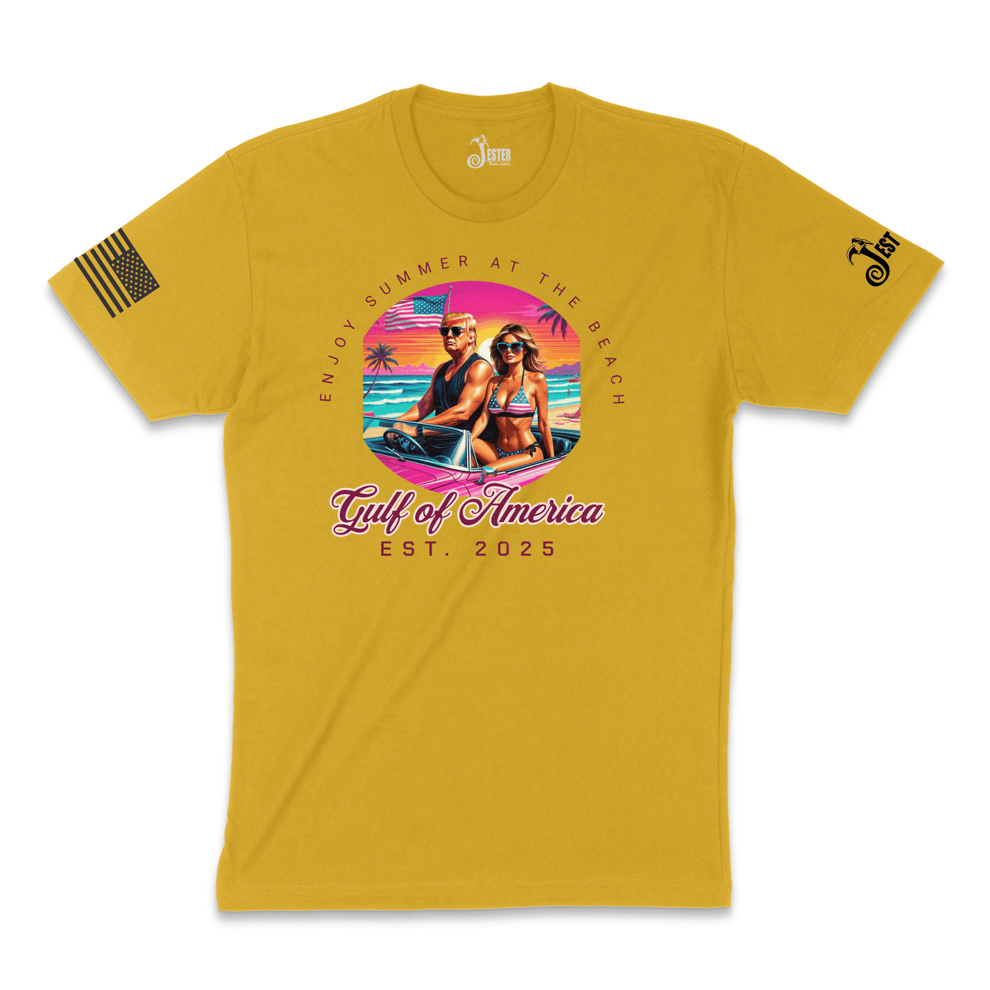 Donald and Melania Trump Gulf of America Shirt