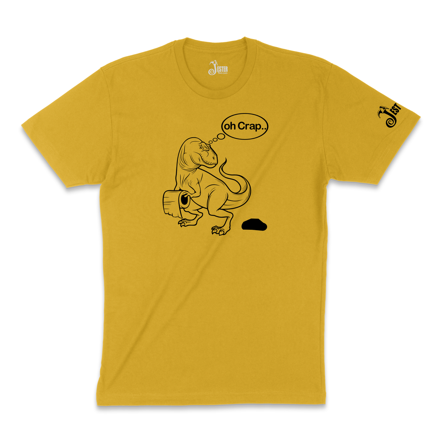 T-Rex Oh Crap Short Arms funny Shirt