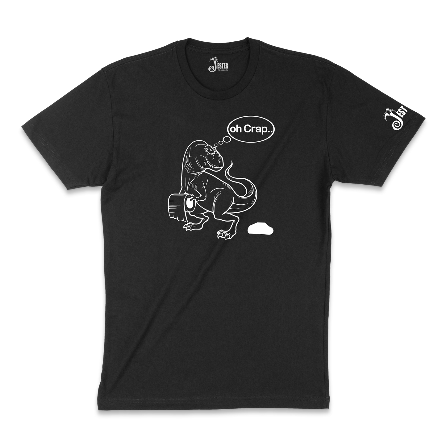 T-Rex Oh Crap Short Arms funny Shirt