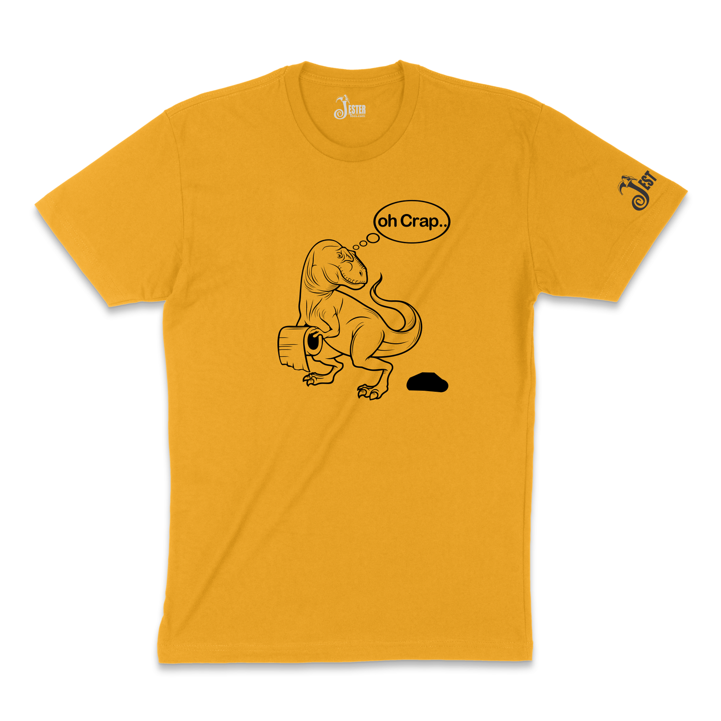 T-Rex Oh Crap Short Arms funny Shirt