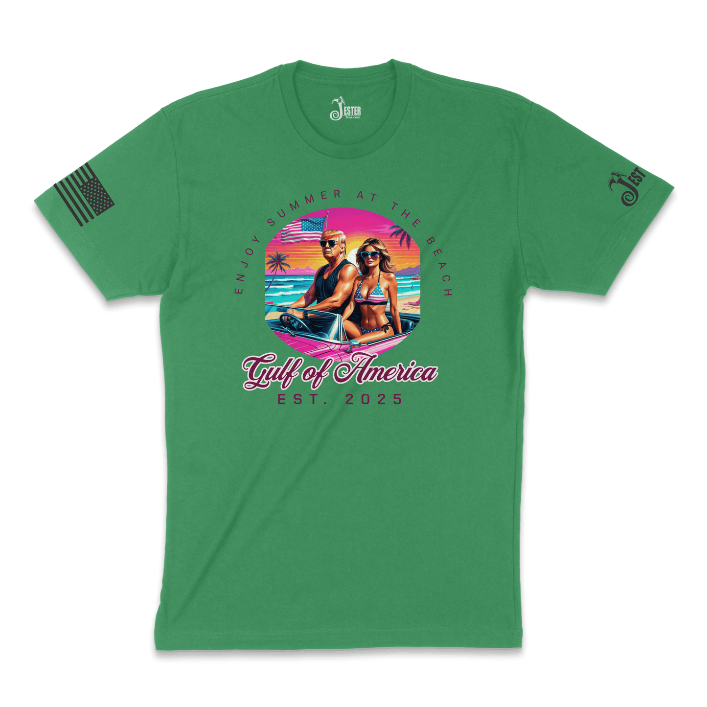 Donald and Melania Trump Gulf of America Shirt