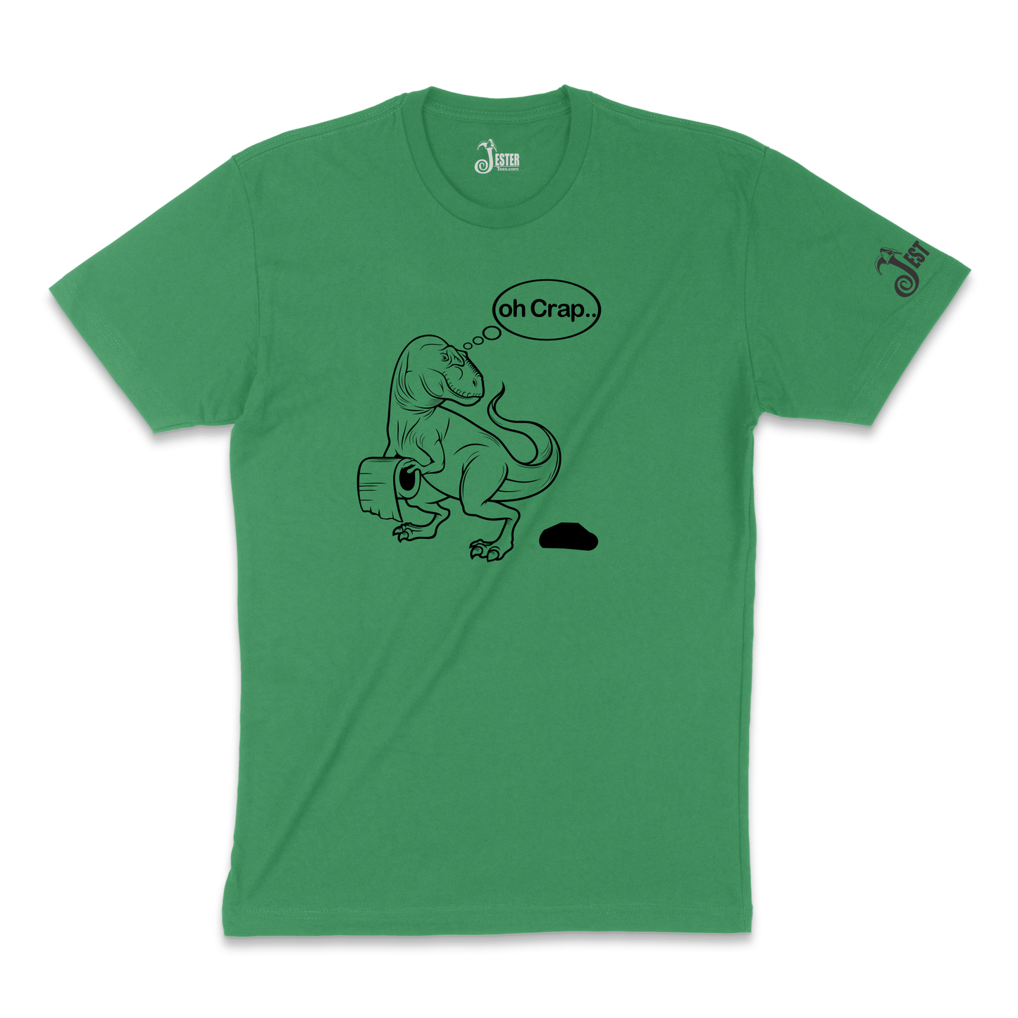 T-Rex Oh Crap Short Arms funny Shirt