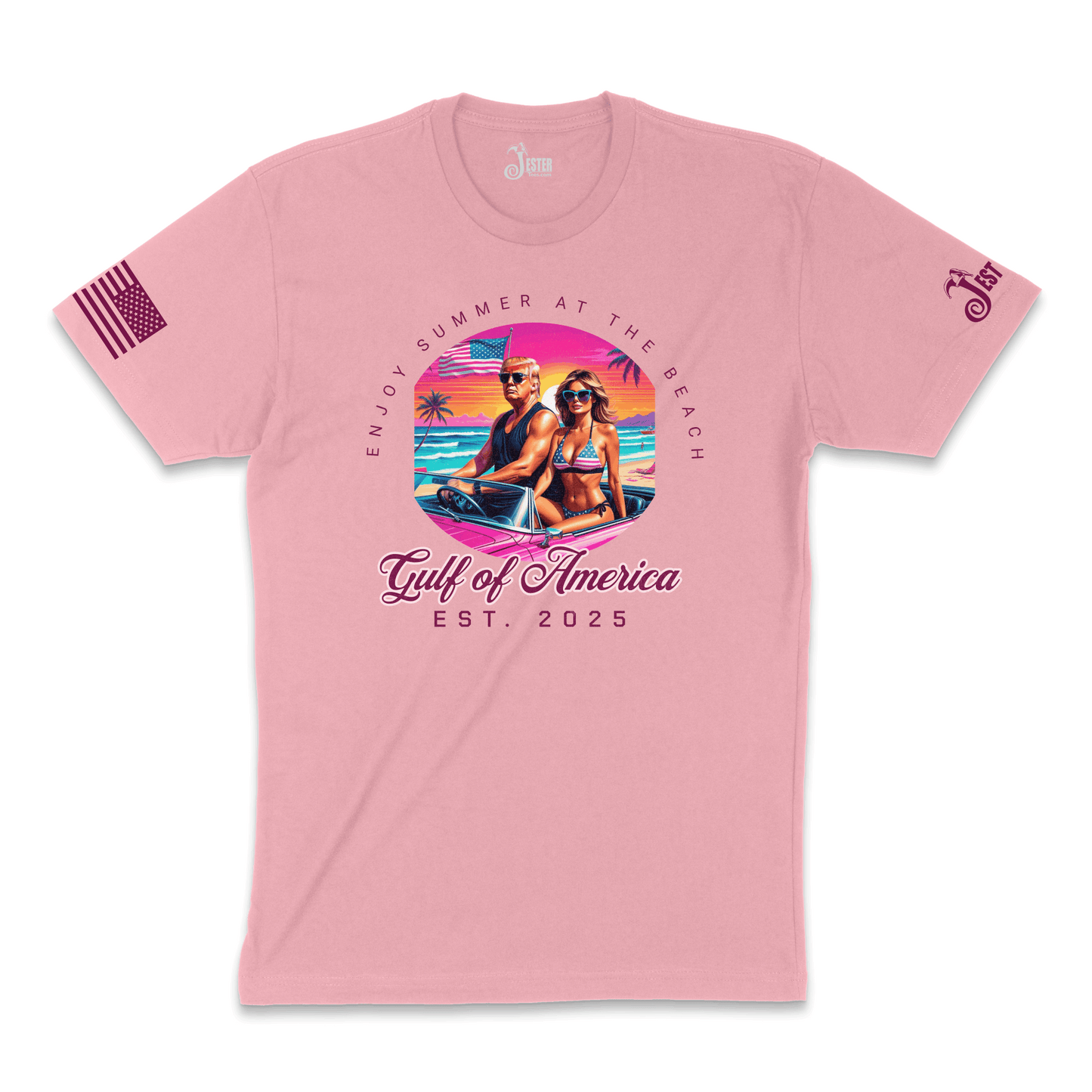 Donald and Melania Trump Gulf of America Shirt