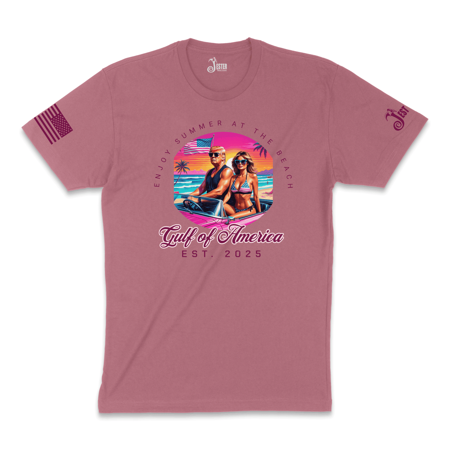 Donald and Melania Trump Gulf of America Shirt