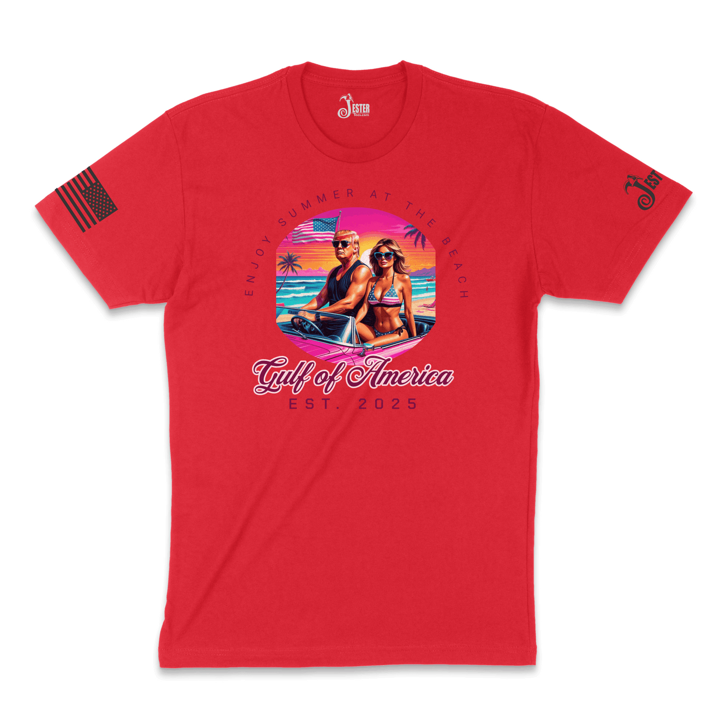 Donald and Melania Trump Gulf of America Shirt