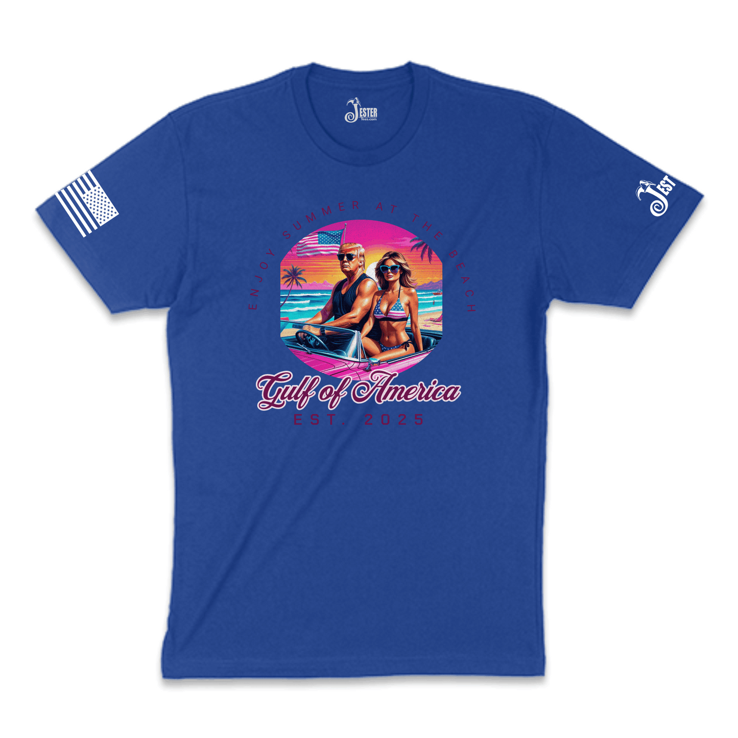 Donald and Melania Trump Gulf of America Shirt