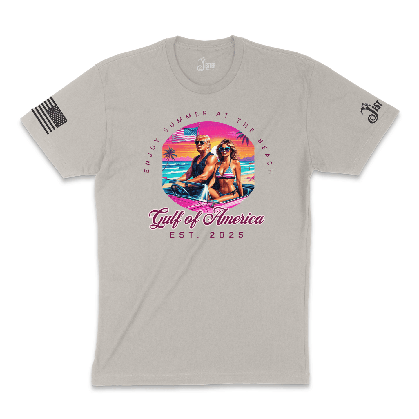 Donald and Melania Trump Gulf of America Shirt