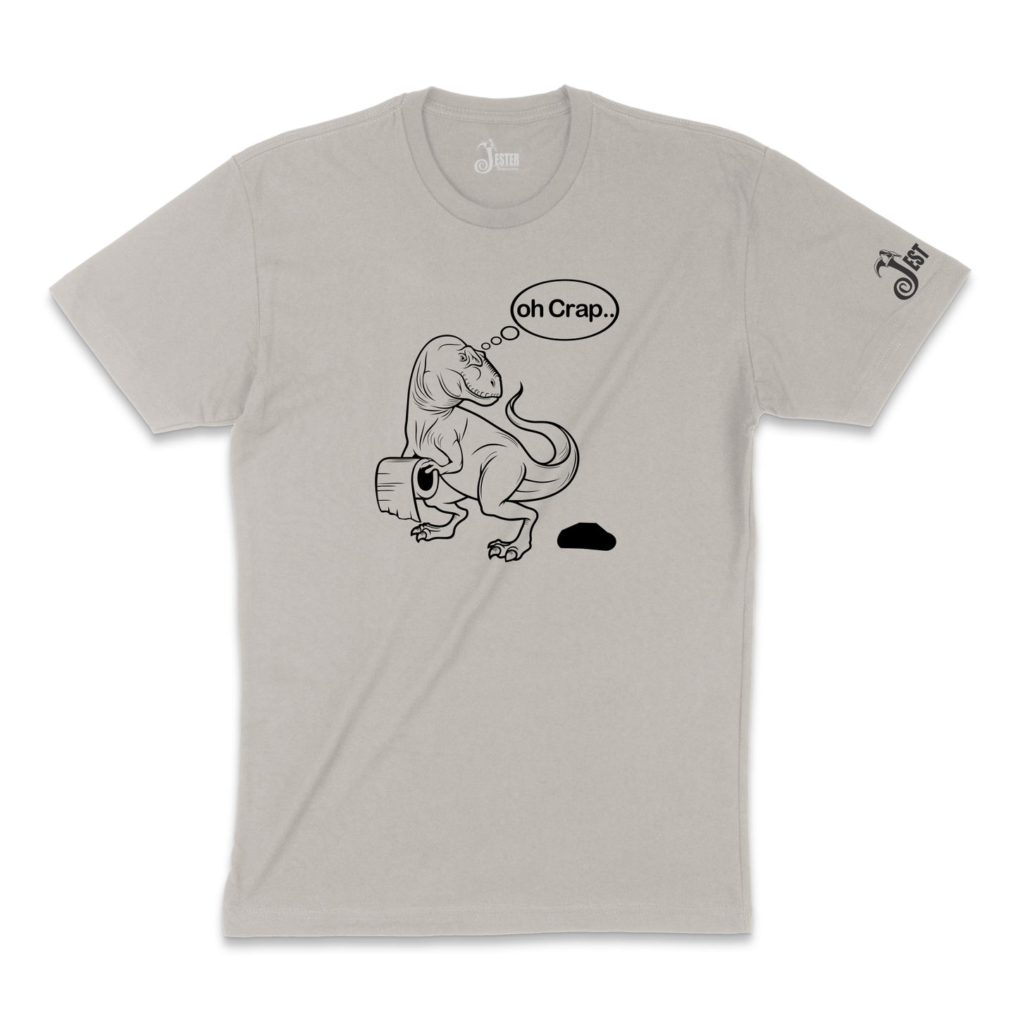 T-Rex Oh Crap Short Arms funny Shirt