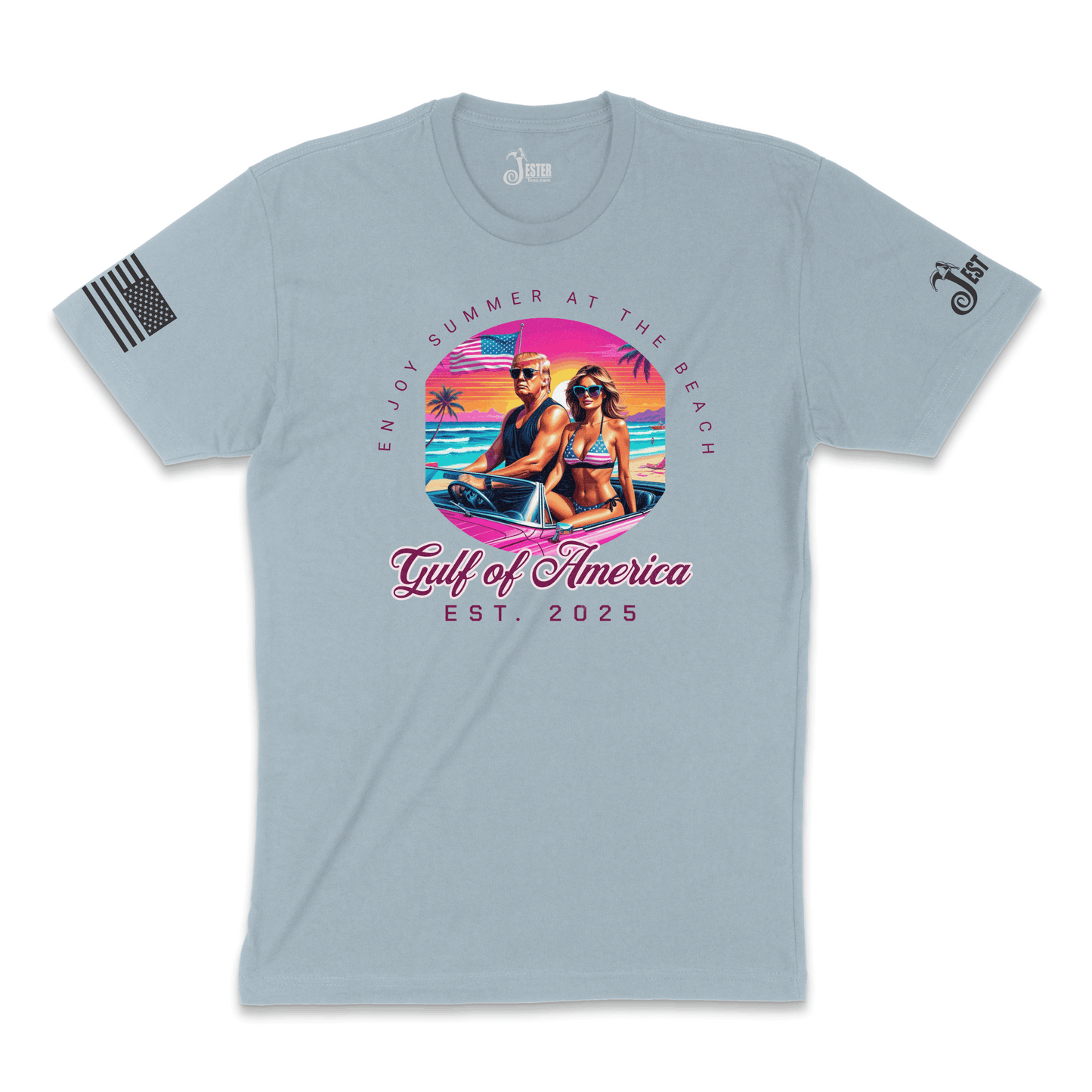 Donald and Melania Trump Gulf of America Shirt