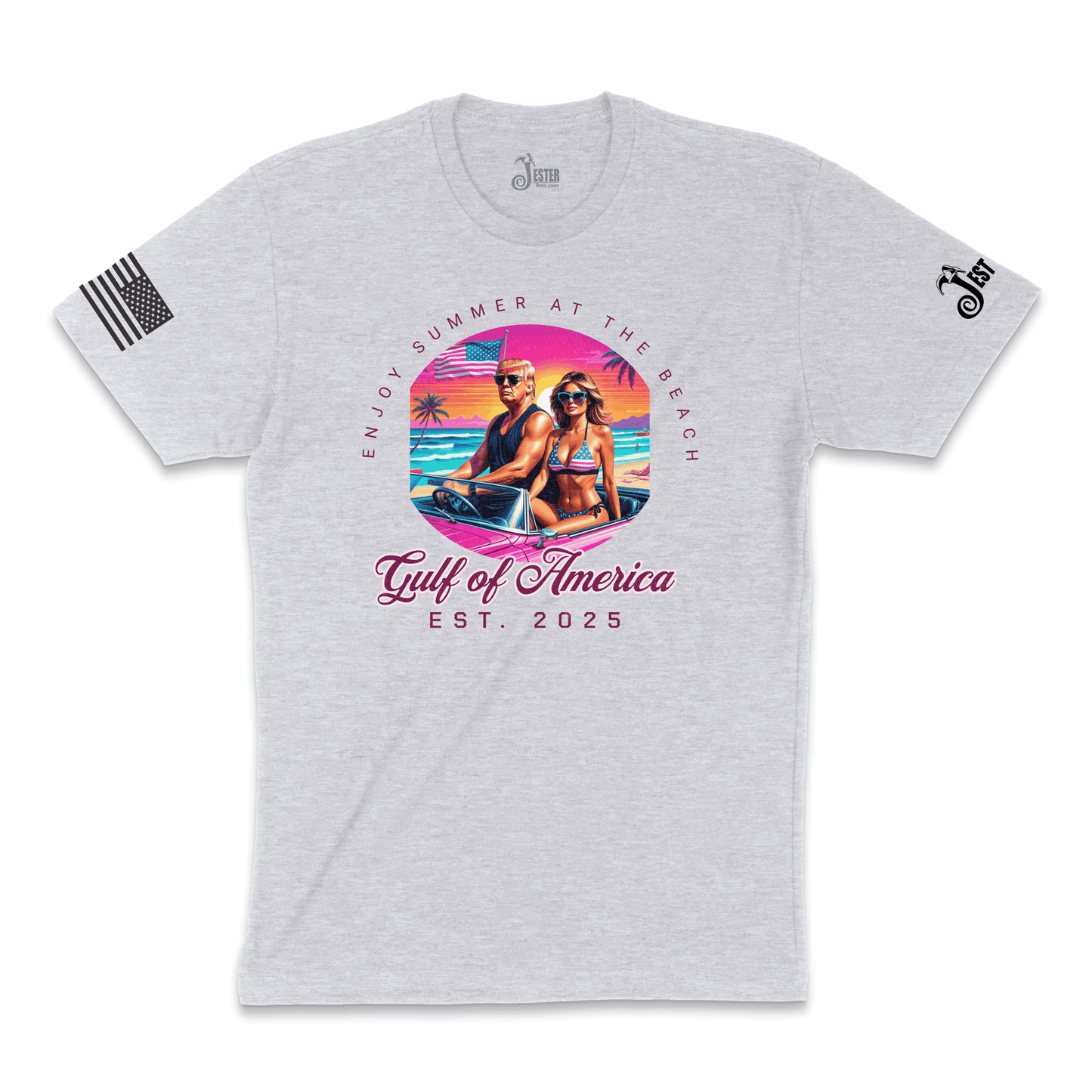 Donald and Melania Trump Gulf of America Shirt