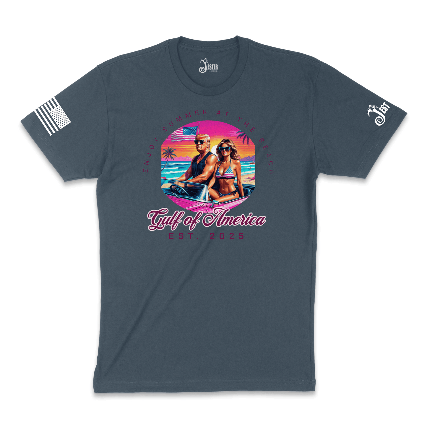 Donald and Melania Trump Gulf of America Shirt